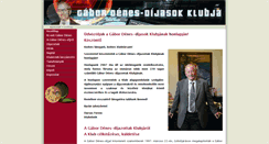 Desktop Screenshot of gabordenesklub.hu