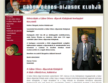 Tablet Screenshot of gabordenesklub.hu